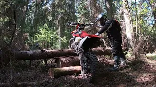 Эндуро тренировка HARD ENDURO Брянск вместе с Шерифом Андреем Коробовым. Группа лайт. День 1й.