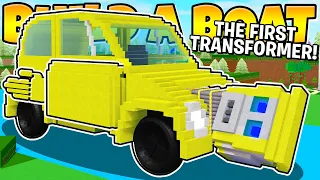 I BUILT THIS TRANSFORMER 5 YEARS AGO! Roblox Build a Boat