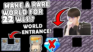 MAKE A RARE GLITCHED WORLD FOR CHEAP!? HOW!?  | Growtopia