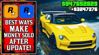 HUGE Payout Changes! The BEST WAYS To Make Money SOLO After UPDATE in GTA Online! (GTA5 Fast Money)