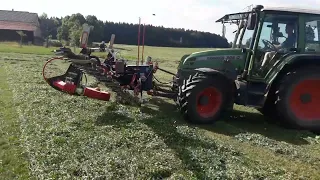 Doppelmessermähwerk von BBU am Fendt Farmer 309