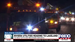 Riviera Utilities heading to Florida to help with Hurricane Ian recovery