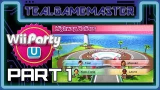 Wii Party U - Part 1: TV Party - Highway Rollers (Advanced Difficulty!)