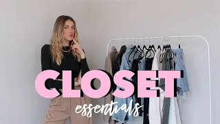 CLOSET ESSENTIALS | My Most Worn Items