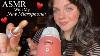 ASMR Testing my New Microphone (Mouth Sounds, Hand Movements, Tapping, etc)