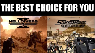 2 Games 1 Choice - Helldivers 2 vs Starship Troopers: Extermination - Review and Gameplay