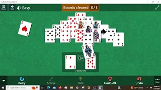 Microsoft Solitaire Daily Challenges, incl. TriPeaks Expert 05/21/2024