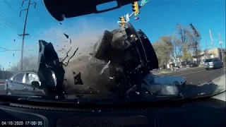 car crash compilation 2020