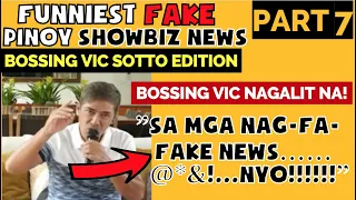 BOSSING VIC SOTTO EDITION | FUNNIEST FAKE PINOY SHOWBIZ NEWS TUNGKOL KAY VIC SOTTO! ANG TINDI!