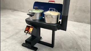 Homemade smart rocket stove