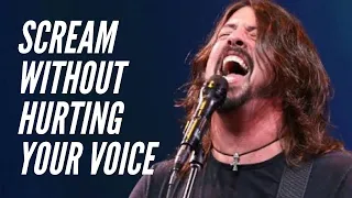How To Scream Without Hurting Your Voice in the style of Dave Grohl