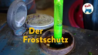 Frostschutz für den Lanz Bulldog Scheunenfund. Die richtige Mischung für kalte Tage und Oldtimer?!