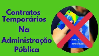 Orientação Sobre OS Contratos Temporários da Administração Pública