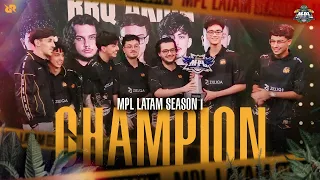 RRQ AKIRA THE CHAMPION OF MPL LATAM SEASON 1