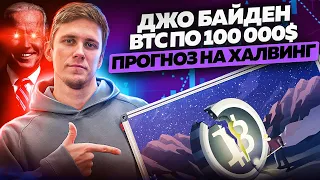 BTC по 100 000$. Прогноз на Халвинг. Индекс страха и жадности