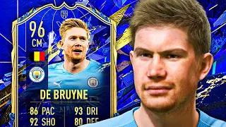 THE GINGER PELE! 😎 96 TOTY KEVIN DE BRUYNE PLAYER REVIEW! - FIFA 22 Ultimate Team