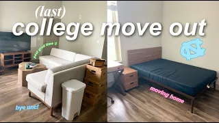last college move out vlog EVER! moving out of my college apartment at UNC | Isabella LoRe