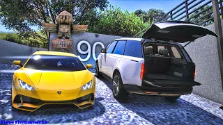 Millionaire's New Mansion in GTA 5|  Let's Go to Work| GTA 5 Mods| 4K