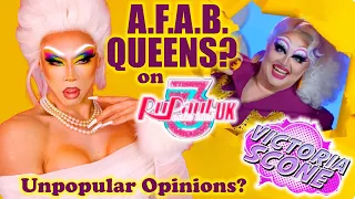 AFAB (CISGENDER FEMALE) DRAG QUEENS? | The Vivienne x Lawrence Chaney Makeup