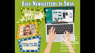Live from NCCE: "Easy Newsletters in Sway"