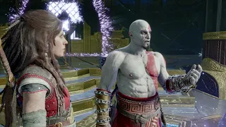 Young Kratos blows Gjallarhorn / Ragnarök begins - God of War Ragnarök