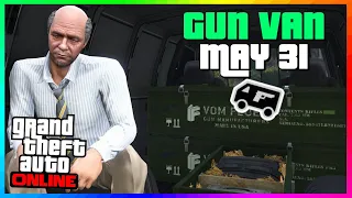 Gun Van Location TODAY May 31 | How to Unlock Railgun | GTA Online Gun Van Location Today