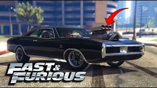 FAST AND FURIOUS - Dom's Charger Car Build 2020!  - Gta 5