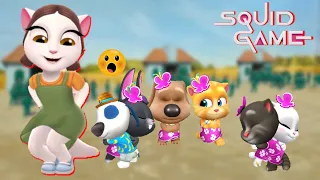 🚩My Talking Tom Friends~🚦🌈But, SQUID GAME ANGELA- 😎Speaking