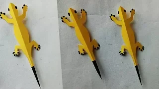 How to make an Origami Lizard