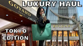 TOKYO LUXURY SHOPPING HAUL! LV, BULGARI HOTEL, UNBOXING MY FIRST GOYARD BAG(S)! JAPAN VAT REFUND