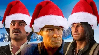 Red Dead SING ALONG! Red Dead Redemption 2 Characters Sing "Have Yourself a Merry Little Christmas