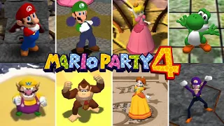 Mario Party 4 // All Characters [1st Place]