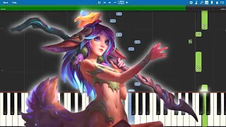 Lillia, The Bashful Bloom : Champion Theme - Piano Tutorial - League Of Legends