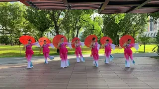 晨曦民族舞蹈队 古典伞舞《半壶纱》