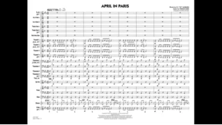 April in Paris arranged by Rick Stitzel