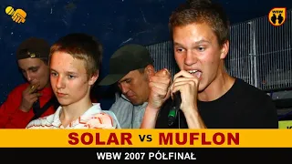 Muflon 🆚 Solar 🎤 WBW 2007 Półfinał (freestyle rap battle)