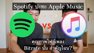 Spotify vs Apple Music คุณภาพไฟล์เพลง Bitrate นั้น สำคัญไฉน?