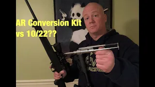 CMMG Bravo conversion kit for my AR vs my Ruger 10/22 22lr