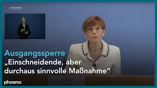 BPK: Regierungspressekonferenz mit Martina Fietz am 23.04.21