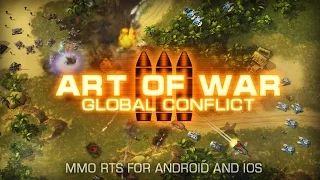 Art Of War 3: Global Conflict - big PvP battle footage (Android, iOS RTS game)