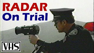 RADAR On Trial 🚓 Is police radar accurate? 📼 1985 VHS 60fps