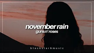 november rain || guns n' roses || traducida al español + lyrics