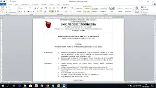 Cara Membuat SK atau Surat Keputusan