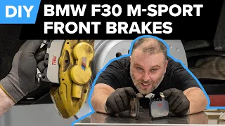 BMW F30 Front Brake Pad & Disc Replacement DIY (Brembo M-Sport 2, 3, & 4-Series)