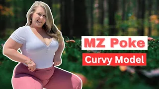 MZ Poke 🇺🇸…| American Beautiful Plus Size Model  Biography | Curvy Fashion Model | Plussize