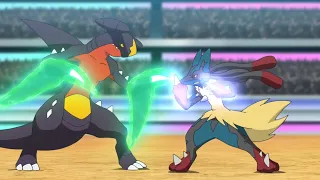 [Pokemon Battle] - Mega Lucario vs Garchomp