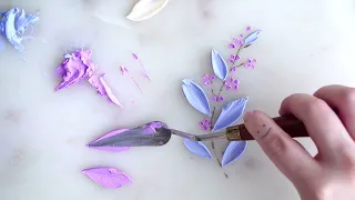 Beanpaste palette knife | Korean beanpaste | Edible art | 앙금플라워 | Yunaflower cake