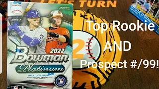 Top Prospect #/99 Alert! - 2022 Bowman Platinum Blaster Box