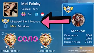 ТОП 1 МИРА МОСКОВ УНИЧТОЖАЕТ / MOBILE LEGENDS