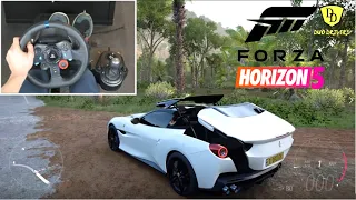 Convertible Ferrari Portofino - Forza Horizon 5 | Logitech g29 steering wheel